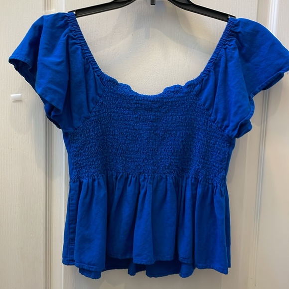 EUC Midnight Sky Smocked back top - Picture 3 of 5